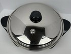 Saladmaster Sa0120cu 12  316ti Oil-core Electric Skillet Stainless Steel Tested