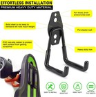 2 Pack Garage Hooks Heavy Duty Storage Organizer Wall Mount Power And Garden