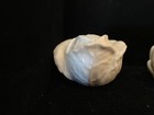 S 3 White Ceramic Fruit   Vegetable Decor- 3 5  To 4 75  High 