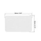 100pcs Blank Paper Business Cards 3 5  X 2  Small Index Flash Cards Note White