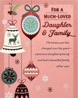 Christmas Card For Daughter   Family  Religious W  Scripture Glitter Dayspring