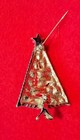 Christmas Tree Brooch Pin Festive Multicolor Holiday Colorful Gift For Mom Nwt