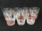 7 Vintage Pennsylvania Railroad 4902 Train Whiskey Tumbler Glass 14 Ounces