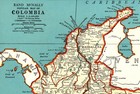 1939 Vintage Colombia Map Colombia South America Map Gallery Wall Decor 2493