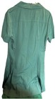Vintage Girl Scout Leader Cotton Short Sleeve Button Pocket Dress Size 14 1960s