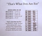 That s What Pets Are For Cross Stitch Pattern By Silver Creek Samplers