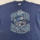 Vintage Toronto Argonauts Shirt Mens 2xl Blue Single Stitch Canada Cfl Bulletin