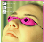 Evo Flexible Tanning Bed Goggles Uv Eye Protection Glasses Pink  Fda  1 Pack 