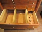 Vintage  Artists Tool Chest Wood Drawer Box 12  By 14 