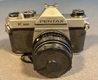 Asahi Pentax K1000 35mm Slr Film Camera W  Smc Pentax-m 50mm   200mm Lens  read
