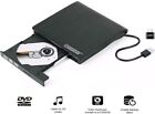 Slim External Cd Dvd Rw Drive Usb 3 0 Writer Burner Player Black For Laptop Pc