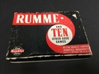 1943 Rumme Card Rummy Game   Instructions For 10 Games Milton Bradley Vintage