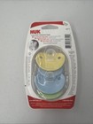 Nuk Pacifiers 0-6 Mo  Silicone Set Of 2 Bpa Free Orthodontic 1 Pack Blue Green