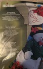 Bucilla Christmas Stocking Felt Applique Holiday Craft Kit  Our Family 86141 18 