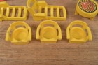 Lot Of Vtg 70 s-80 s F-p Little People Figures Phone Booth Barber Etc Elephant