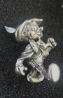 Sterling Silver Jiminy Cricket    Pinocchio Lapel Pins Disney   Vintage