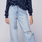 Pacsun Kids Girls  Mid-rise Ultra Baggy Denim Jeans - Light Wash