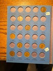  50  Coin Partial Set 1909 - 1940 Lincoln Wheat Cent Used Whitman Folder  102