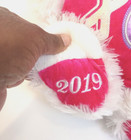 Dan Dee Plush Stuffed Animal Teddy Bear 22 Inch White Pink 2019 Heart Xoxo