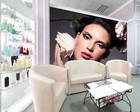 3d Flower A350 Hair Cut Salon Shop Wallpaper Wall Mural Removable Self-adhesive