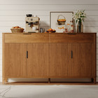 63  Large Buffet Sideboard With Storage  31  Tall Kitchen Buffet Storage Cabinet