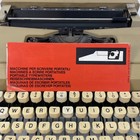 Olivetti Lettera 25 Manual Beige Typewriter 1970s See Description