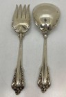 Wallace Grande Baroque Sterling Salad Serving Set 9 3 8 Inch No Monogram Gb11