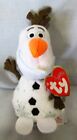 Olaf From Frozen - Ty Beanie Boos Clip 3  Key Chain - New   Mint