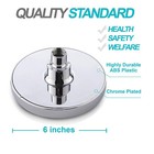 Luxury Shower Head High Pressure Waterfall Bathroom Showerhead Adjustable Angles