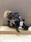 Handcarved Wooden Tiki Figurine Motorcycle Rider Biker Handmade 