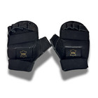 Title Boxing Bag Gloves Black Leather Training Mma Pair Large