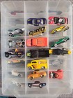 Vintage Hot Wheels  Mixed Lot- 35 Cars W case  Porsches  Blackwalls  Crash Truck