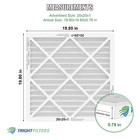 Trightfilters 20x20x1 Merv-8 Air Filter Pleated For Home Hvac Ac Furnace - 4pack