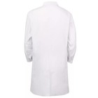 Mens Long Sleeve Coat Medical Nurse Doctor Uniform White Coat Lab Coat