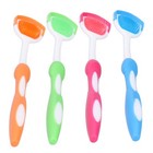 Plastic Tongue Scraper Travel Portable Freshen Breath Tongue Brush Cleaner