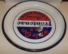 1930 s White Cap Ale Frontenac Special Lager Beer Porcelain Enamel Tray