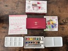 Holbein Artist s Watercolors Set Of 12 Half-pans With Brush  palm Box Pn691 
