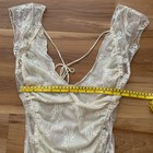 Free People Intimately Floral Lace Tie Cami Top Small Cream
