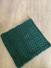 Handmade Set Of 3 Crochet Cotton Dish Cloths Or Wash Cloths 7x7  Inches  new 