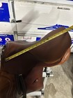 17 Inch Rich Brown Leather Stubben Juventus Jumping Saddle Petite Rider