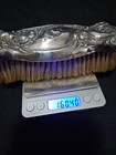 Large Sterling Silver Vanity Brush Roaring Lion  Claws Feathers Tail 160g Total