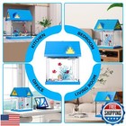 Freesea Aquarium Betta Fish Tank  2 Gallon Glass Betta Tank With Filter And L