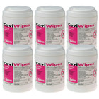 6x Metrex Caviwipes Towelettes Large Wipes 160ct Canister Exp-2027 Fresh Usa