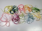 100  Pure Silk Embroidery Ribbon 4mm 10 Variegated Colors  1 Yard Each