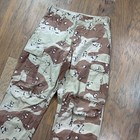 Vintage Us Military Pants Mens S Short Chocolate Chip Camo Desert Storm Combat