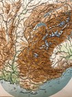 Vintage Map Middle Europe From 1914