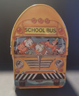 Vintage Disney School Bus Lunchbox   Thermos W tag  1961-1973    Thermos Tag