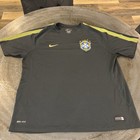 Brazil Cbf National Team Soccer Jersey Shirt Xl  2014 Nike Dri Fit 575697-337