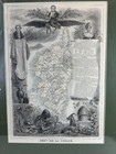 Antique Map 230-195 Corsica By Levasseur C 1854