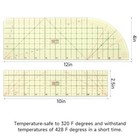 Hot Hem Ruler Set For Sewing  Heat Resistant Non-slip Hot Ironing Ruler Set